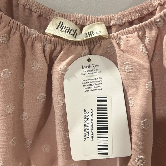 Pink Ruffle Top - Picture 2 of 4